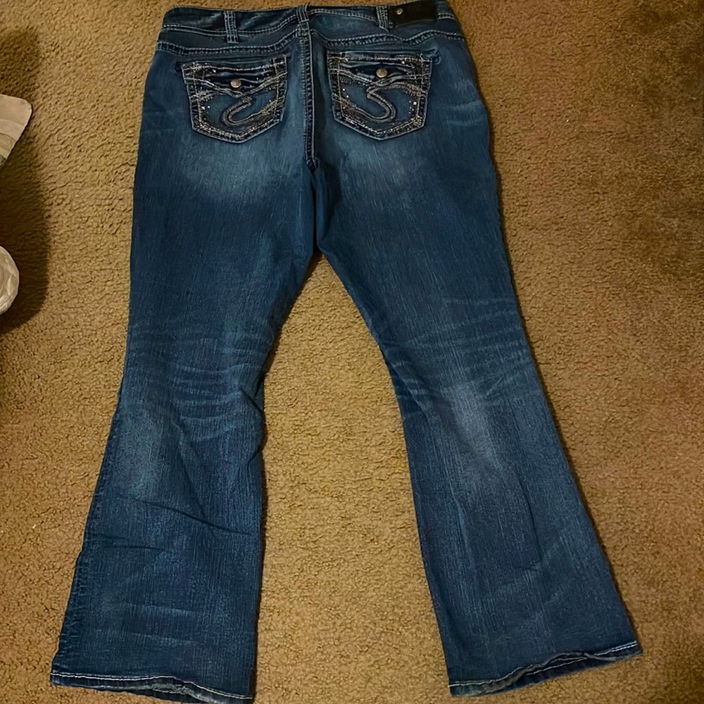 Silver jeans suki super stretch Sz 18 w/31 length